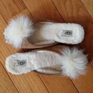 UGG Women's Slippers with Pom Pom